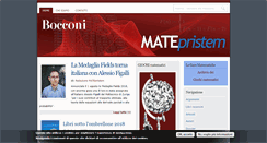 Desktop Screenshot of matematica.unibocconi.it