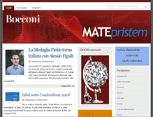 Tablet Screenshot of matematica.unibocconi.it